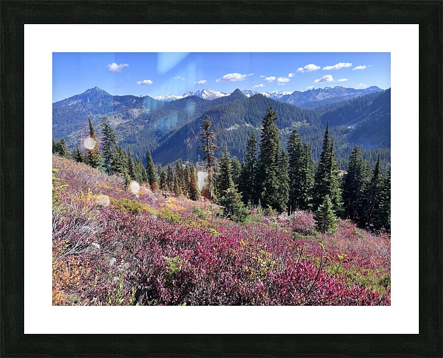 North Cascades Picture Frame print