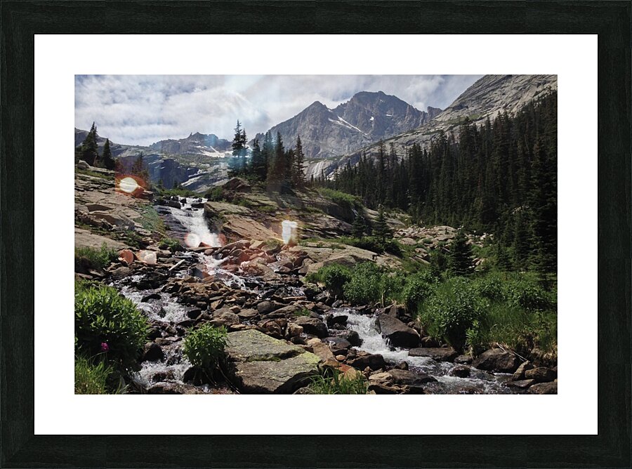 Black Lake - Colorado Picture Frame print