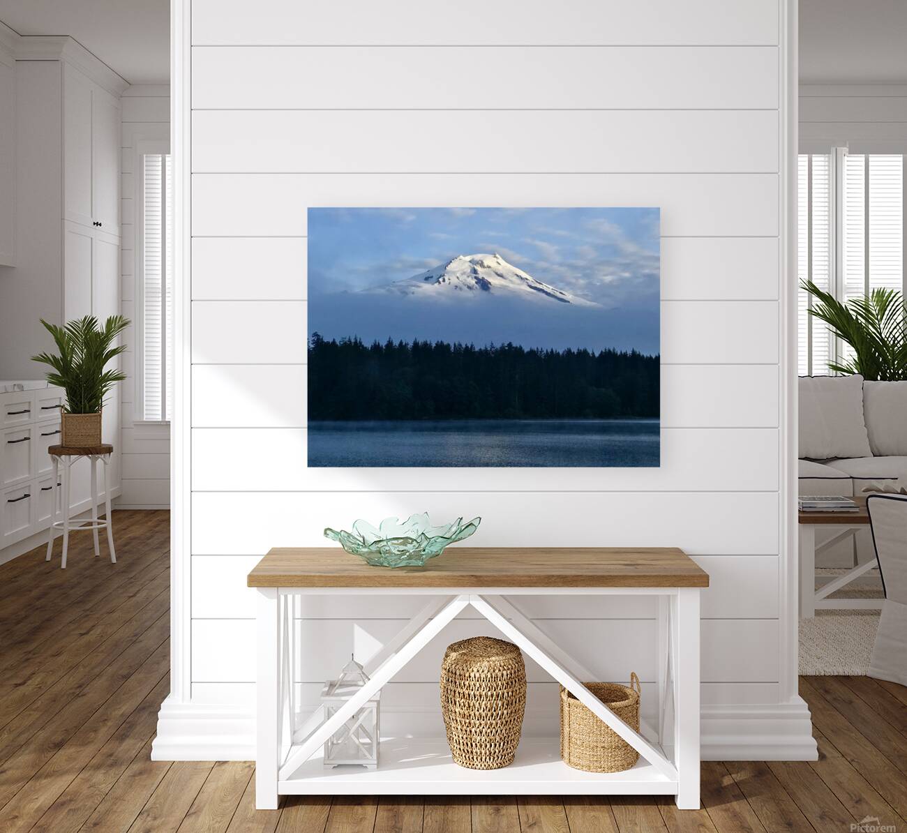 Above The Clouds - Mount Baker Reproduction