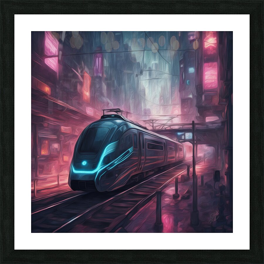 The Train 1 Picture Frame Printing