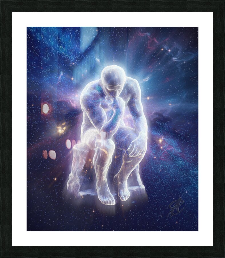 The Thinker Vision Picture Frame Printing