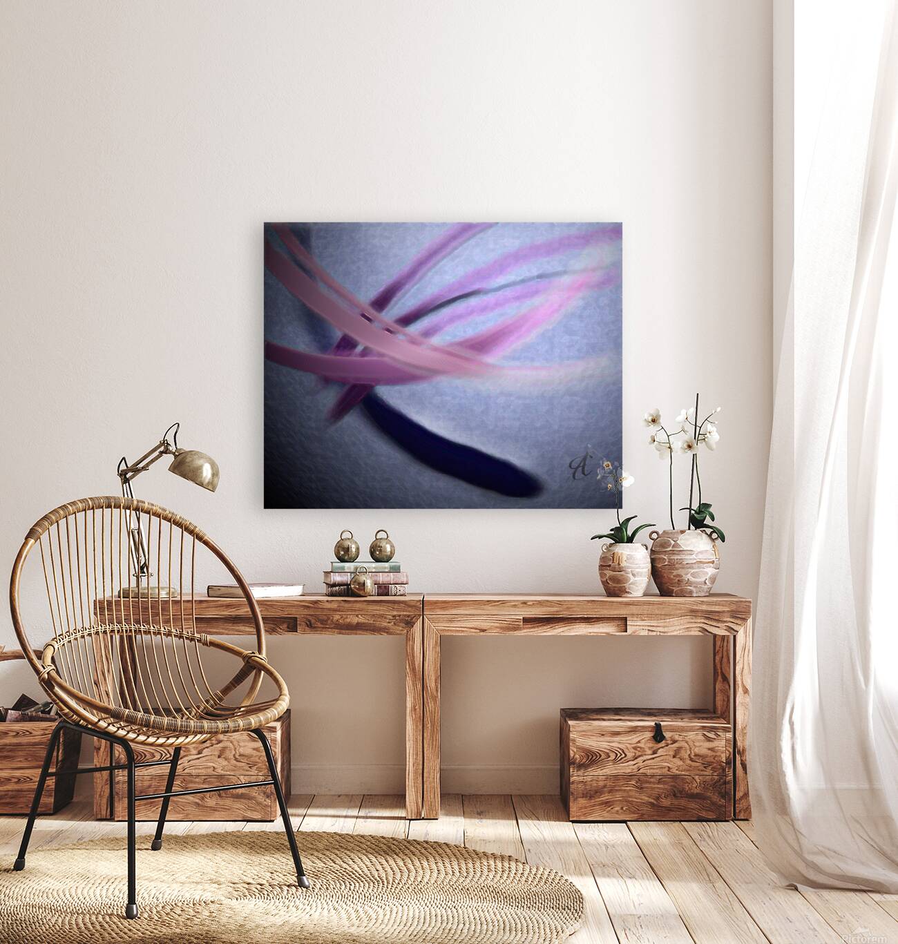 feather strokes Reproduction