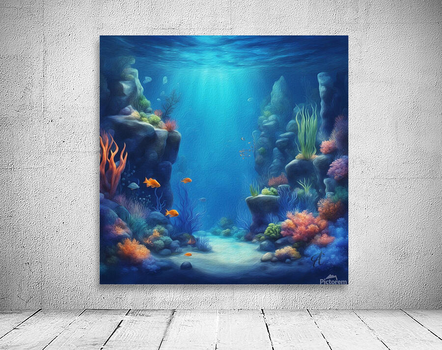 Deep spot blue Wall Preview