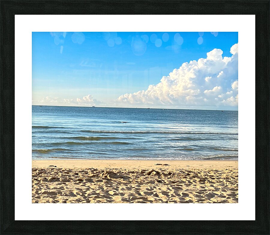 Ocean view Picture Frame print