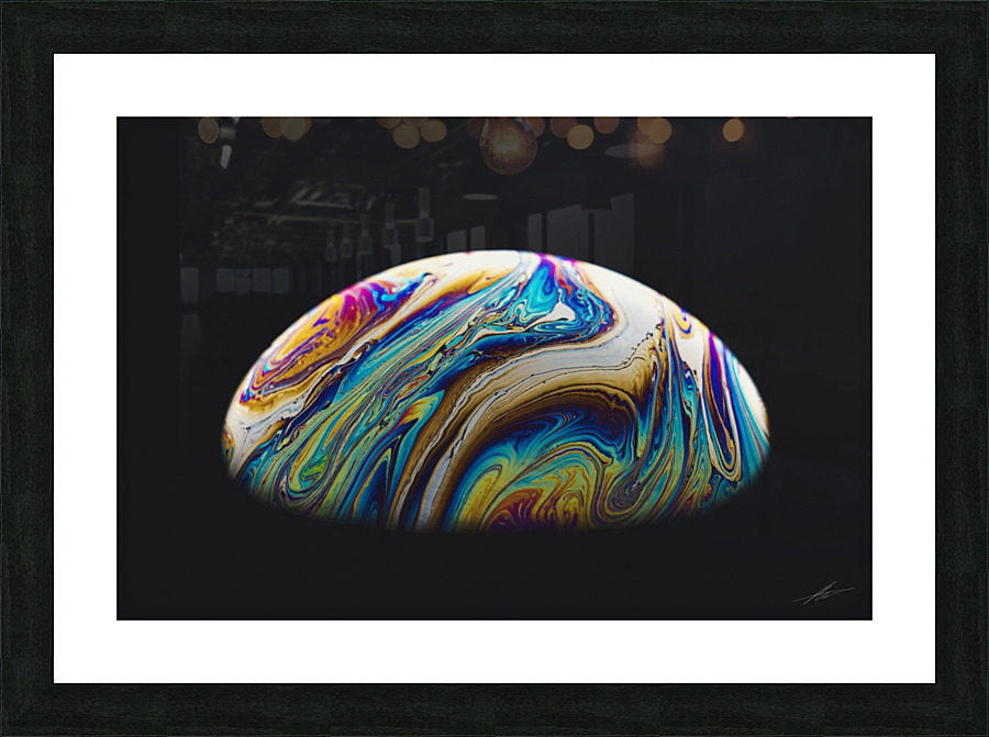 Cosmic Bubble Picture Frame print