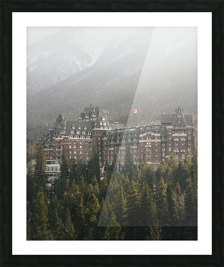 Canadian Castle Picture Frame print
