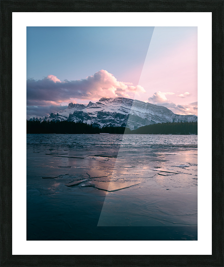 Cold Sunset Picture Frame print