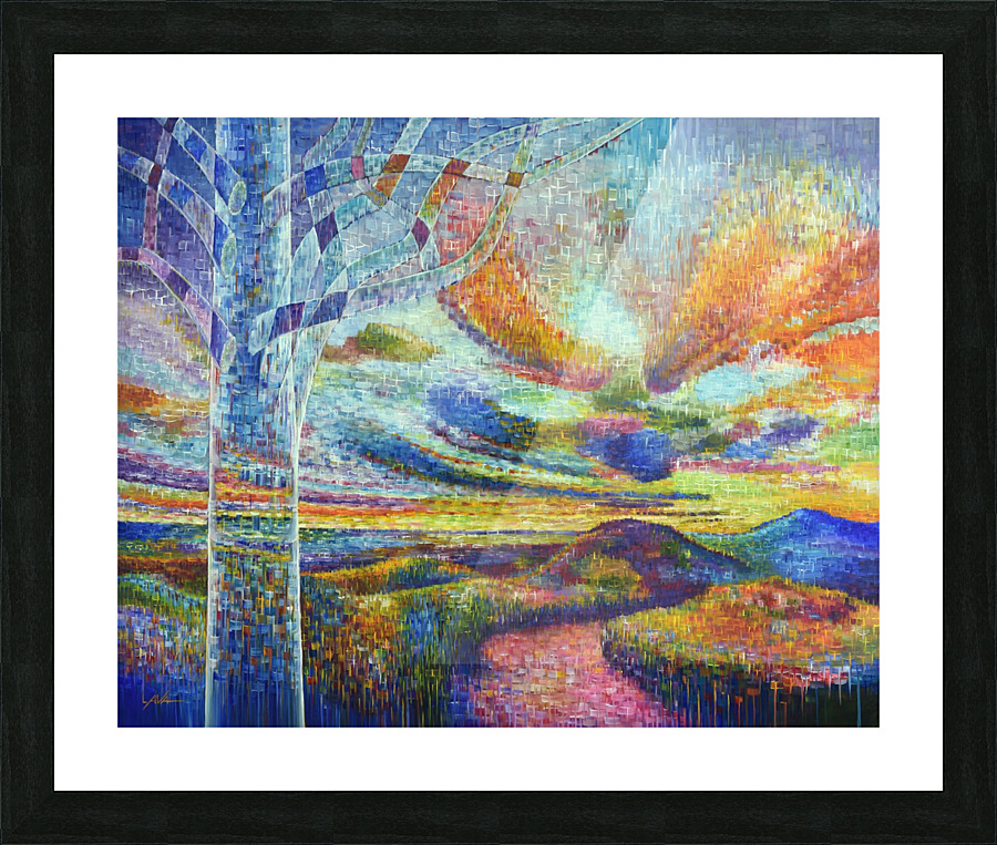 Crystal Dialogue 01 Picture Frame print