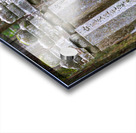 stone memorial stones inside the Okunoin background Acrylic print
