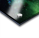 shattering bulb on black background Acrylic print