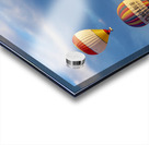 Hot air balloons fly over Goreme. Turkey Acrylic print