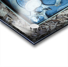 metal box containing human bones Acrylic print