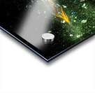 Exploding light bulb concept on dark background Acrylic print