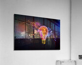 Exploding light bulb with colorful sparks Acrylic Print
