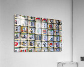 sake barrels at the Meiji-Jingu temple  Acrylic Print