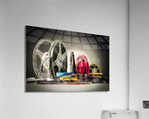 vintage reels of super eight film  Acrylic Print