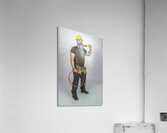 electrician worker with long beard  Acrylic Print