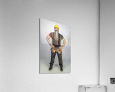 worker with hands on hips Acrylic Print