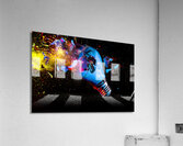 colorful electric light bulb exploding Acrylic Print
