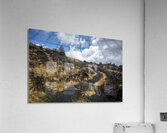 nature trail on Mount Etna.  Acrylic Print