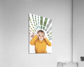 child with tanks toy Acrylic Print