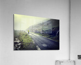 walking in faroe Acrylic Print