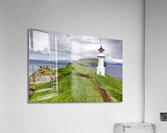 lighthouse in mykines  Acrylic Print