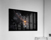 glass bulb explosion Acrylic Print