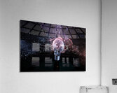 glass bulb explosion Acrylic Print