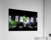 glass bulb explosion Acrylic Print
