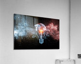 glass bulb explosion Acrylic Print