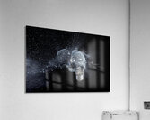 glass bulb explosion Acrylic Print