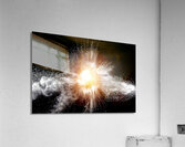 real explosion background Acrylic Print