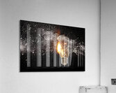 bulb glass explosion Acrylic Print