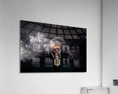bulb glass explosion Acrylic Print