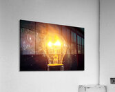 bulb glass explosion Acrylic Print
