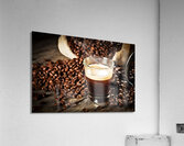 espresso and coffee grain Acrylic Print