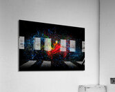 color explosion Acrylic Print