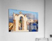 oai santorini view Acrylic Print