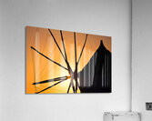 oia mill Acrylic Print