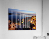 oia harbour Acrylic Print