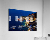 oia harbour Acrylic Print