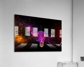 Exploding light bulb concept on dark background Acrylic Print
