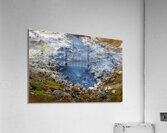 Geothermal hot spring pool Acrylic Print