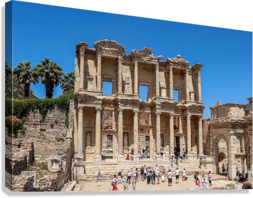 The Library of Celsus Canvas Print