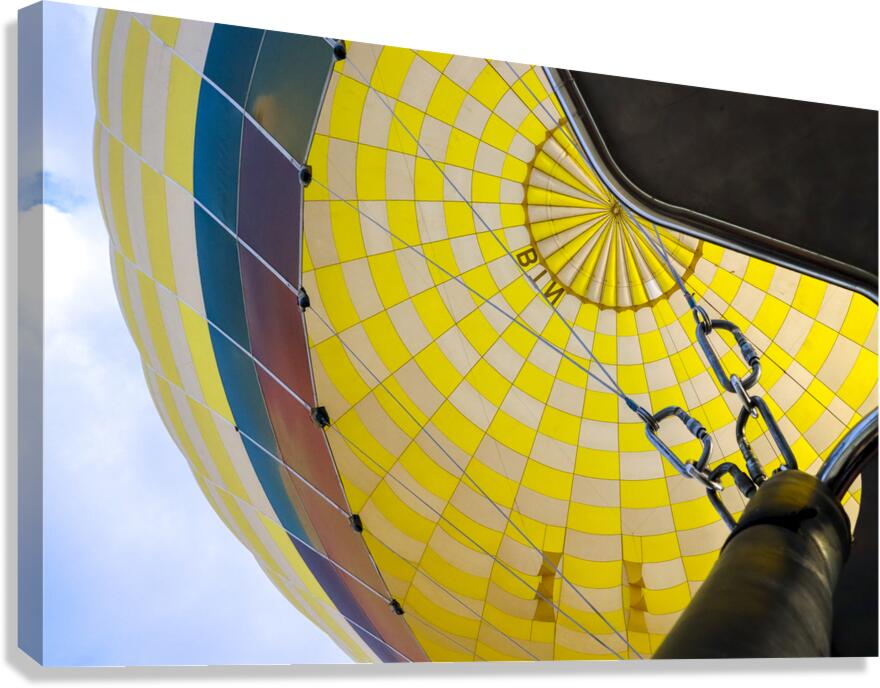 inner shell of a hot air balloon Canvas Print