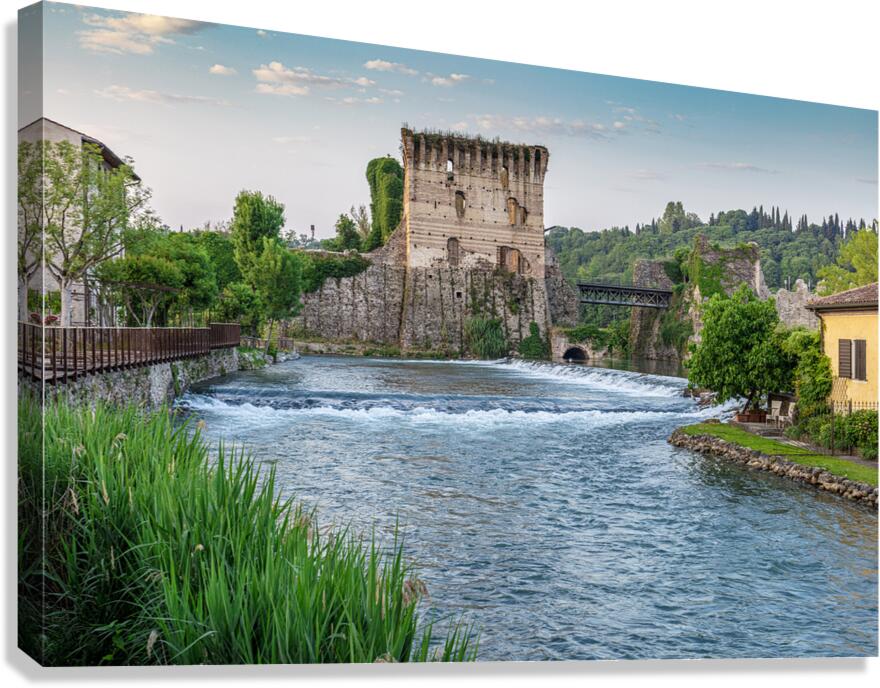 Image of Borghetto sul Mincio  Canvas Print