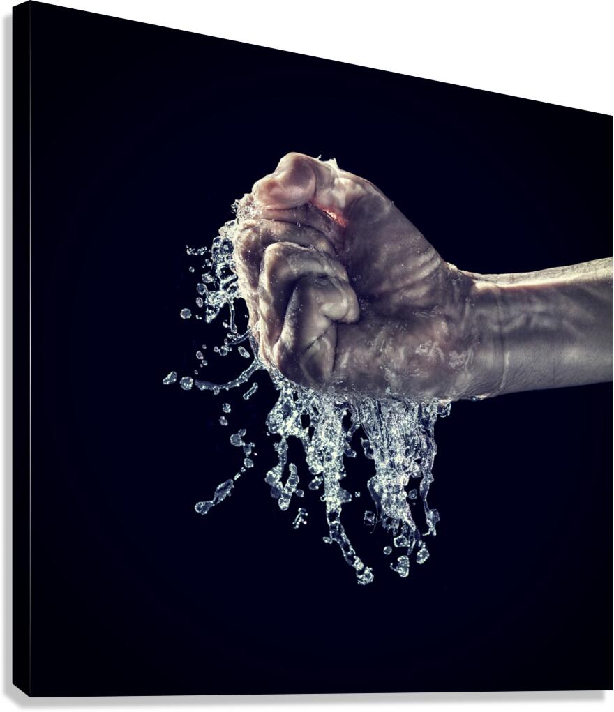 water is the real power Canvas Print
