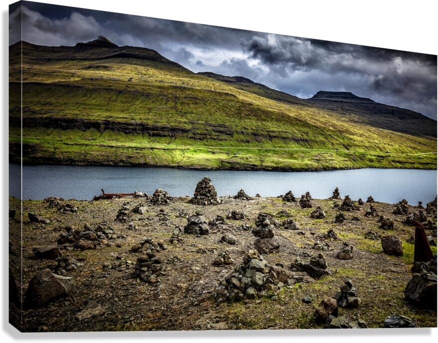 faroe island view Canvas Print