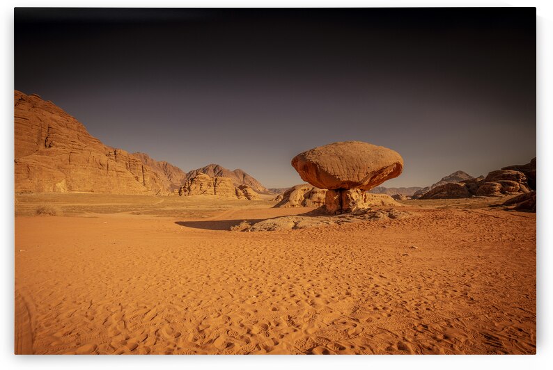 wadi rum landscape by Gualtiero Boffi